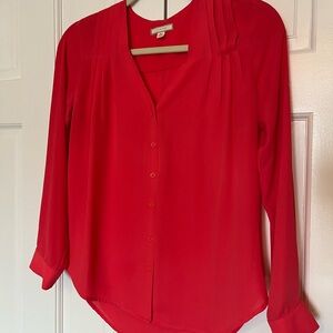 Pleione Vibrant Red Women's Blouse